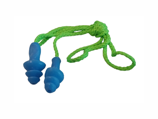 3 FLANGE EAR PLUGS COTTON CORDED