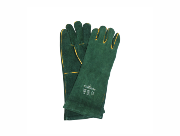 GLOVES 8 GREEN LINED ELBOW LENGTH