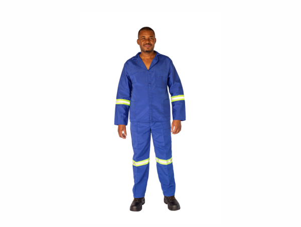 WORK SUIT POLYCOTTON REFLECTIVE 1